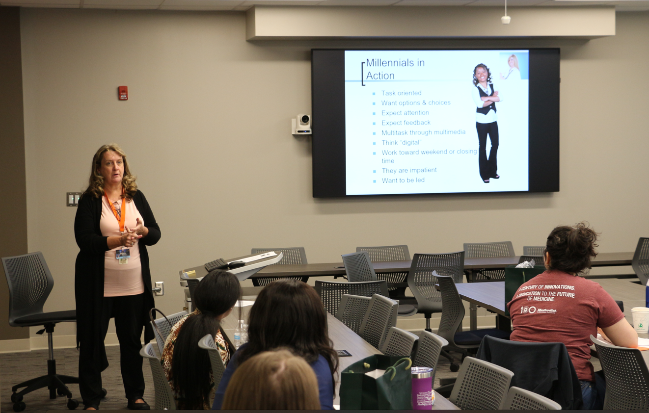 Dr. Farrell instructs instruction photo